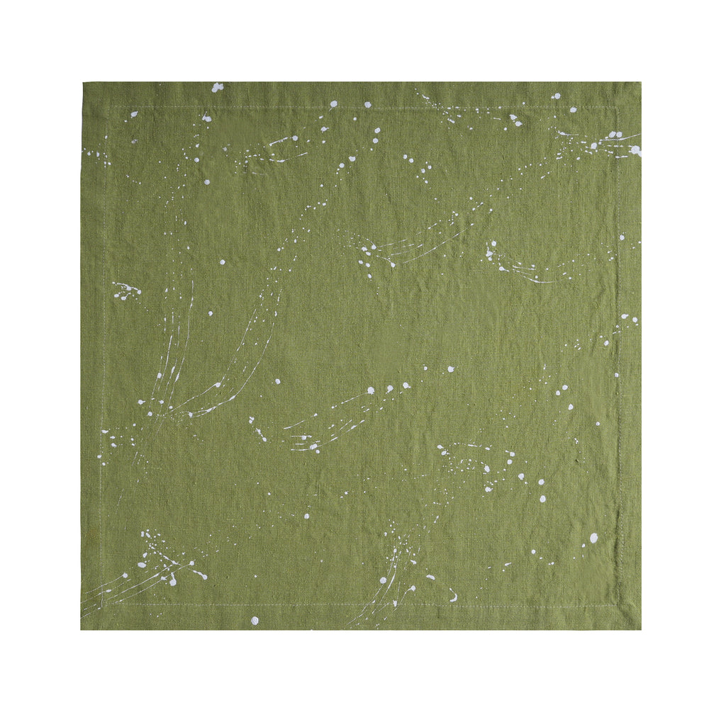 Speckled Sage Linen Napkin