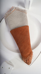 Demi Rust Linen Napkin