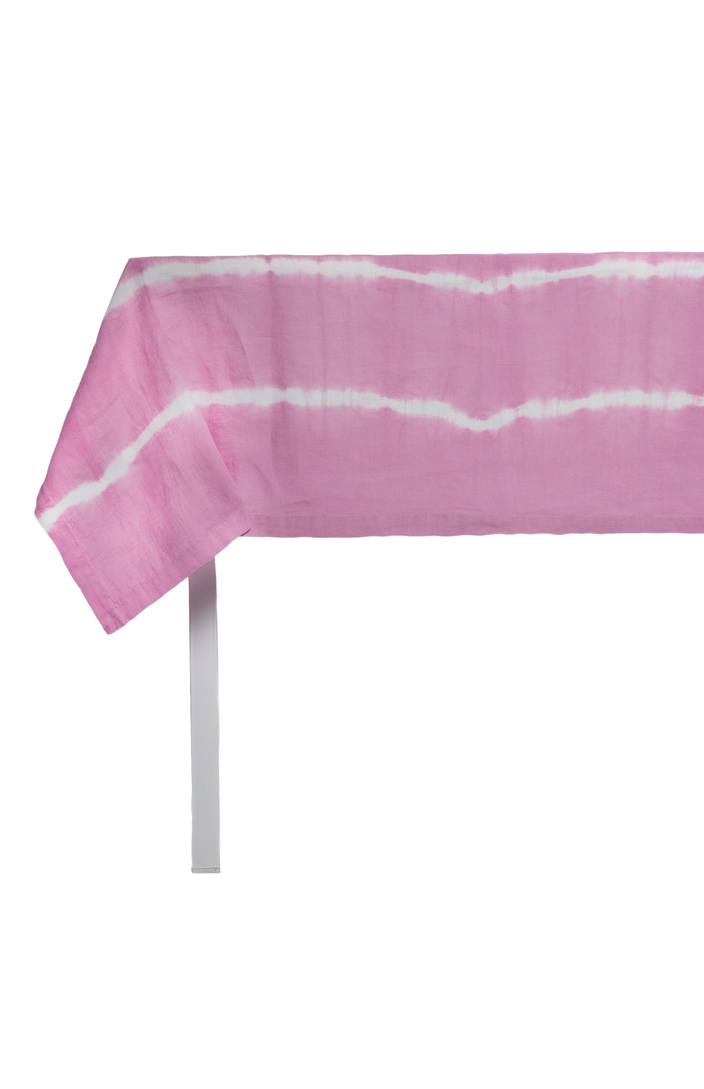 Pastel Waves Linen Tablecloth
