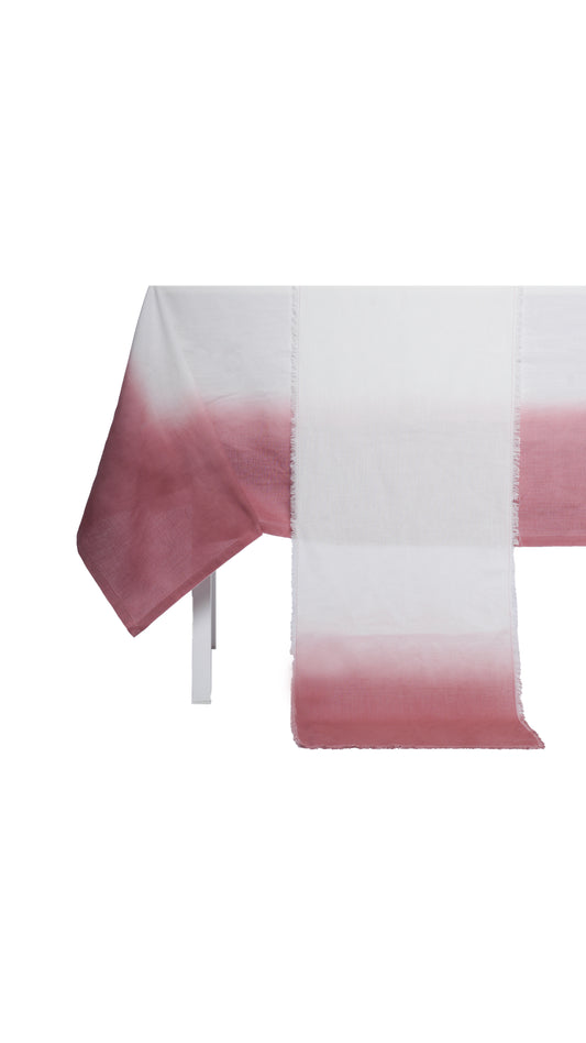Ombré Sakura Linen Tablecloth
