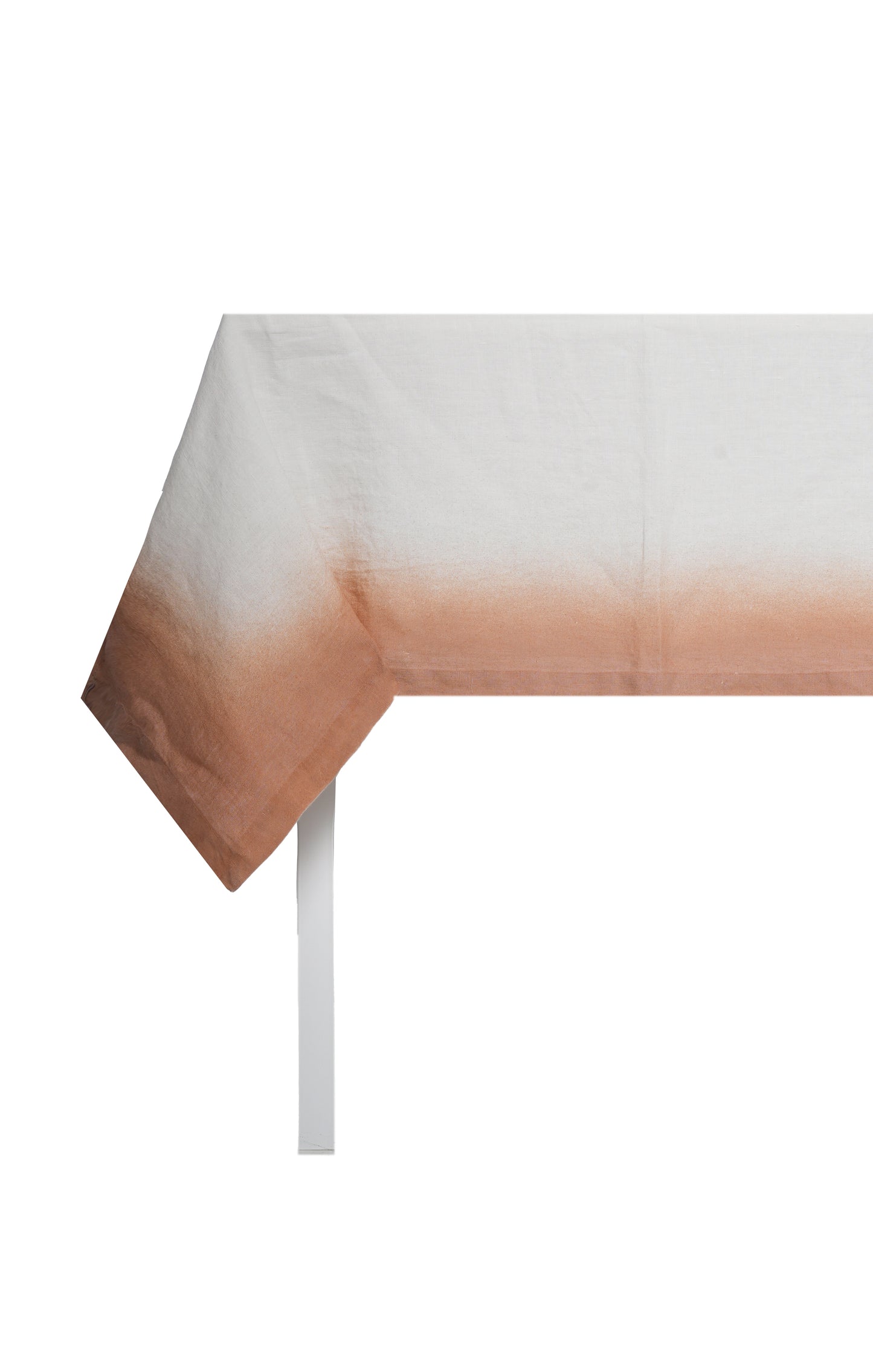 Ombré Clay Linen Tablecloth