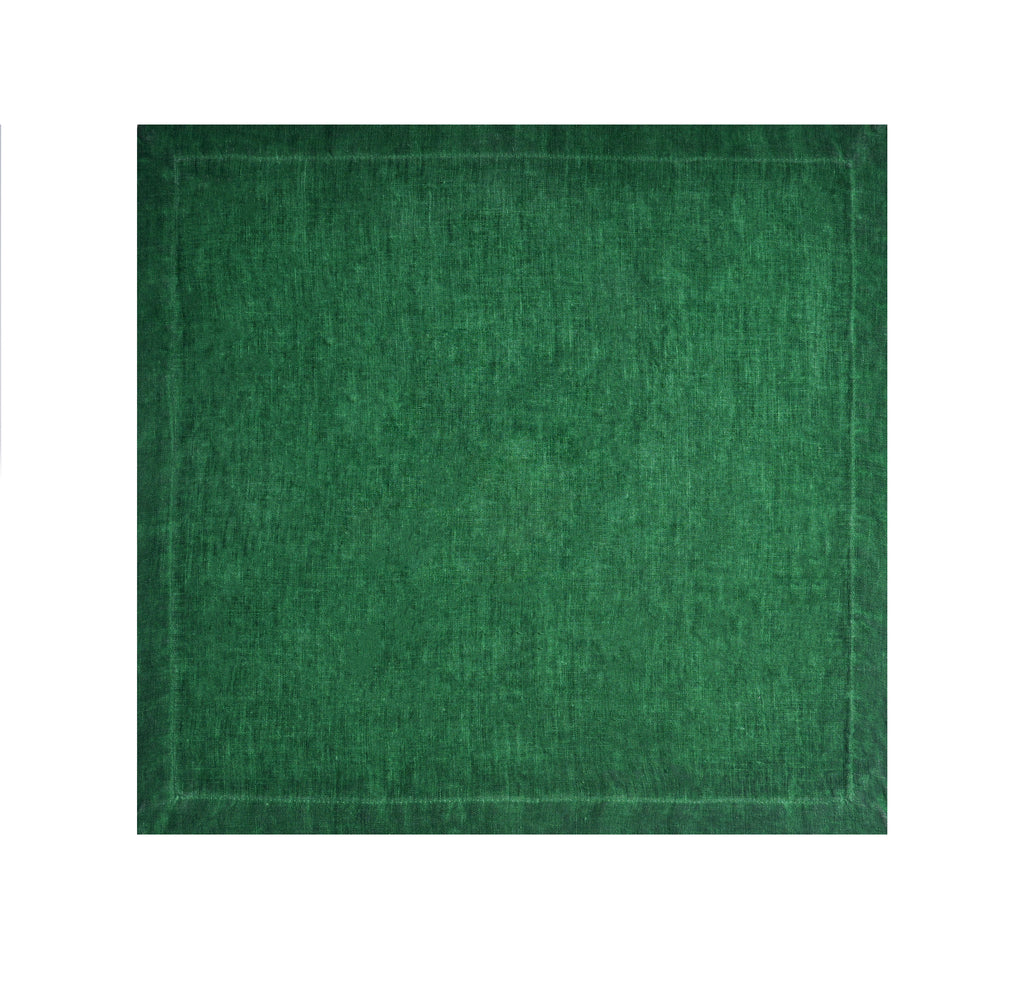 Emerald Grove Linen Napkin